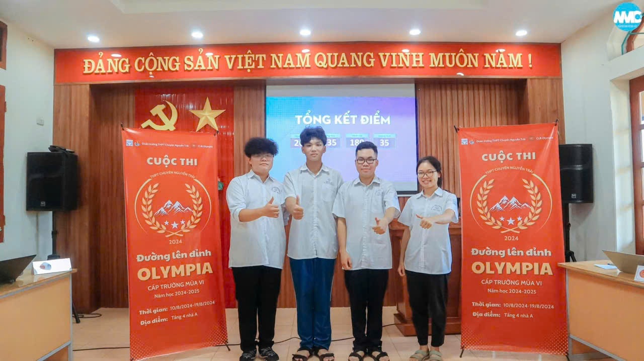 Cuộc thi Đường lên đỉnh Olympia cấp trường mùa VI: Bán kết 1 đầy kịch tính và hấp dẫn